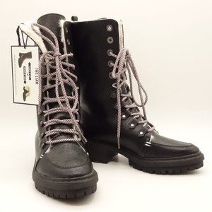 NWT CIRCUS By SAM EDELMAN The Liam Black Combat Moto Boots